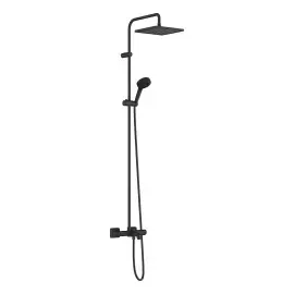 Душова система з термостатом Vernis Shape Hansgrohe 26900670 — вид на білому тлі
