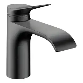 Змішувач для раковини Vivenis Hansgrohe 75015340 Brushed Black Chrome — вид на білому тлі