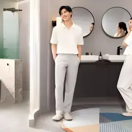 Змішувач для раковини Vivenis Hansgrohe 75020670 Black Matt — вид всередину
