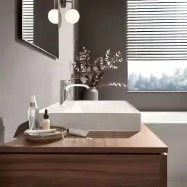 Змішувач для раковини Vivenis Hansgrohe 75022000 Chrome — вид згори