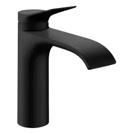 Змішувач для раковини Vivenis Hansgrohe 75023670 Matt Black — вид на білому тлі