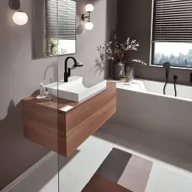 Змішувач для раковини Vivenis Hansgrohe 75032670 Matt Black — вид спереду