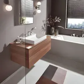 Змішувач для раковини Vivenis Hansgrohe 75033000 Chrome — вид спереду