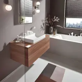 Змішувач для раковини Vivenis Hansgrohe 75033700 White Matt — вид спереду