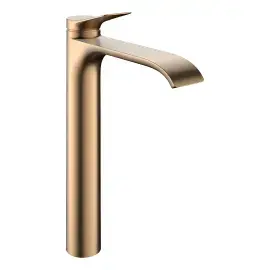 Змішувач для раковини Vivenis Hansgrohe 75045140 Brushed Bronze — вид на білому тлі