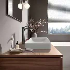 Змішувач для раковини Vivenis Hansgrohe 75045340 Brushed Black Chrome — вид спереду