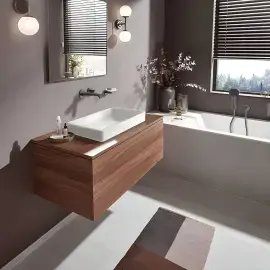 Змішувач для раковини Vivenis Hansgrohe 75050340 Brushed Black Chrome — вид спереду