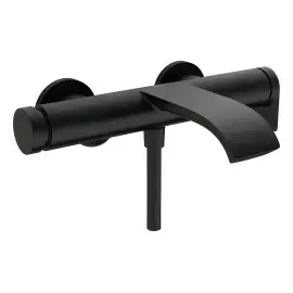 Змішувач для ванни Vivenis Hansgrohe 75420670 Matt Black — вид на білому тлі