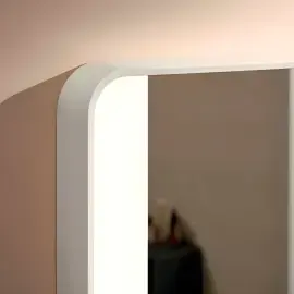 Дзеркало Xarita Lite Q Hansgrohe 54962700 Matt White — вид згори