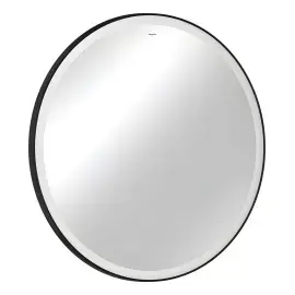 Дзеркало Xarita Lite S Hansgrohe 54967670 Matt Black — вид на білому тлі