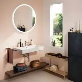 Дзеркало Xarita Lite S Hansgrohe 54967700 Matt White — вид згори