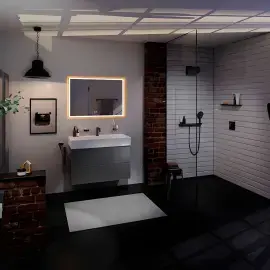 Дзеркало Xarita E Hansgrohe 54986700 — вид спереду