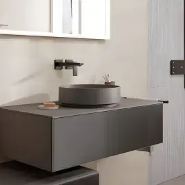Умивальник Xuniva Evo S Hansgrohe 60323760 Slate Matt Grey — вид спереду