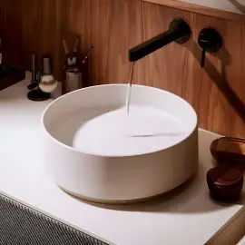Умивальник Xuniva Evo S Hansgrohe 60323780 Sand Matt Beige — бічний ракурс