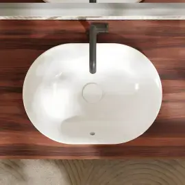 Умивальник Xuniva U Hansgrohe 61062450 — бічний ракурс