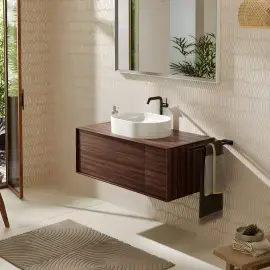 Умивальник Xuniva U Hansgrohe 61073450 — бічний ракурс