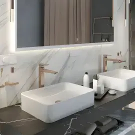 Умивальник Xuniva Q Hansgrohe 61075450 — бічний ракурс