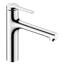 Змішувач для кухні Zesis M33 Hansgrohe 74801000 Chrome — вид на білому тлі