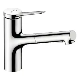 Змішувач для кухні Zesis M33 Hansgrohe 74821000 Chrome — вид на білому тлі