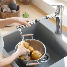 Змішувач для кухні Zesis M33 Hansgrohe 74823000 Chrome — вид згори