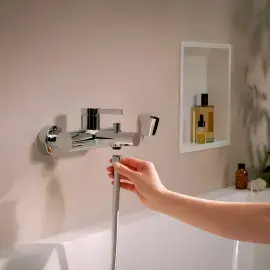 Змішувач для ванни Zesis S Hansgrohe 74420000 Chrome — вид спереду