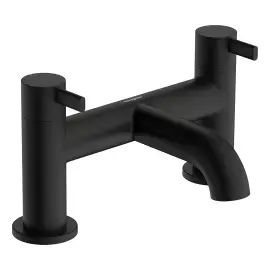 Змішувач для ванни Zesis S Hansgrohe 74423670 Matt Black — вид на білому тлі