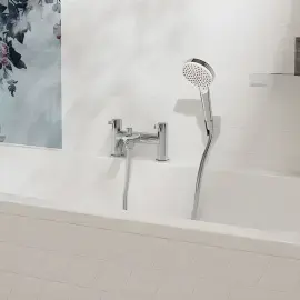 Змішувач для ванни Zesis S Hansgrohe 74424000 Chrome — вид спереду