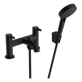Змішувач для ванни Zesis S Hansgrohe 74424670 Matt Black — вид на білому тлі