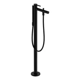 Змішувач для ванни Zesis S Hansgrohe 74445670 Matt Black — вид на білому тлі