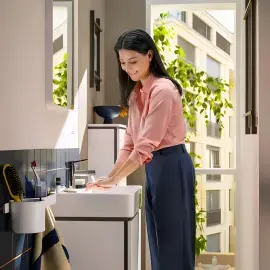 Змішувач для раковини Zesis S Hansgrohe 74715000 — вид згори