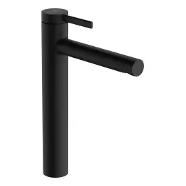 Змішувач для раковини Zesis S Hansgrohe 74730670 Matt Black — вид на білому тлі