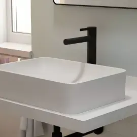 Змішувач для раковини Zesis S Hansgrohe 74730670 Matt Black — вид спереду