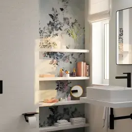 Змішувач для раковини Zesis S Hansgrohe 74730670 Matt Black — бічний ракурс