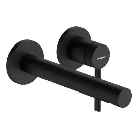 Змішувач для раковини Zesis S Hansgrohe 74750670 Matt Black — вид на білому тлі