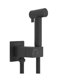 Гигиенический душ Bilovec Imprese f03700910AA Black Matt — вид на белом фоне