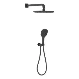 Душовий гарнітур Bilovec Imprese f04000910AP Matt Black — вид на білому тлі