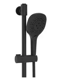 Душова система зі змішувачем Bilovec Imprese t030S00910SP Matt Black — бічний ракурс