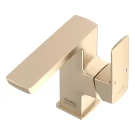 Змішувач для умивальника Grafiky Imprese ZMK1725150354 Brushed Bronze — бічний ракурс
