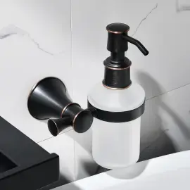 Дозатор для рідкого мила Podzima Zrala Imprese ZMK02170831 Tuscan Bronze — вид спереду