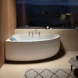 Ванна гідромасажна AQUASOUL OFFSET лівостороння Jacuzzi AQU30011A44 — вид спереду
