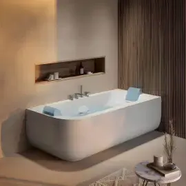 Ванна гідромасажна AQUASOUL DOUBLE правостороння Jacuzzi AQU50012A45 — вид спереду