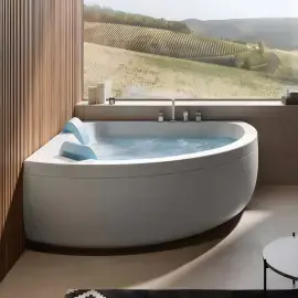 Ванна гидромассажная AQUASOUL CORNER Jacuzzi AQU60010A41 — боковой ракурс
