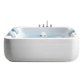 Ванна гидромассажная AQUASOUL EXTRA Jacuzzi AQU70010A00 — вид на белом фоне
