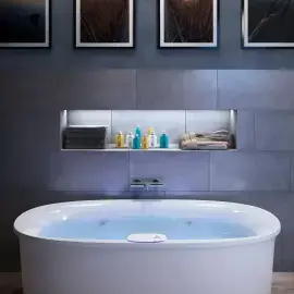 Ванна акрилова гідромасажна Arga Jacuzzi ARG101C0118 — вид згори
