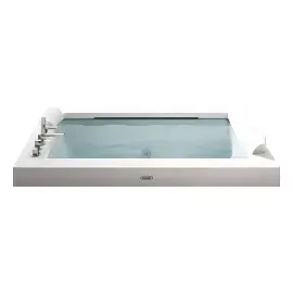 Ванна гідромасажна AURA PLUS CORIAN Jacuzzi AUR303K0A00+720206271 — вид на білому тлі