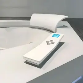 Ванна гідромасажна AURA PLUS CORIAN Jacuzzi AUR303K0A00+720206271 — вид ззаду