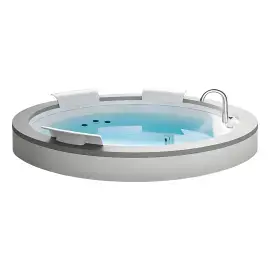 Ванна гідромасажна NOVA STONE Jacuzzi NOV201E0700 — вид на білому тлі
