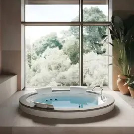 Ванна гідромасажна NOVA STONE Jacuzzi NOV201E0700 — вид спереду