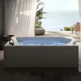 Ванна акрилова гідромасажна ONIRA Jacuzzi ONR101H0300+ 94393020 — вид спереду