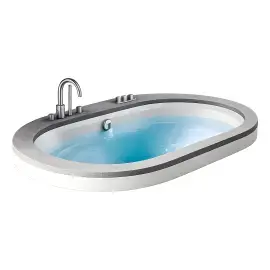 Ванна гідромасажна OPALIA STONE Jacuzzi OPA012E0700 — вид на білому тлі